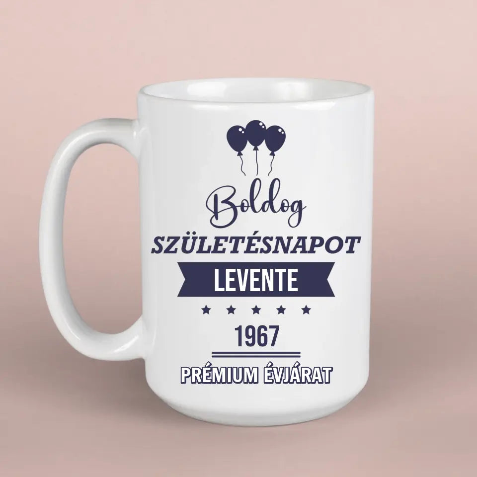 Szülinapos bögre