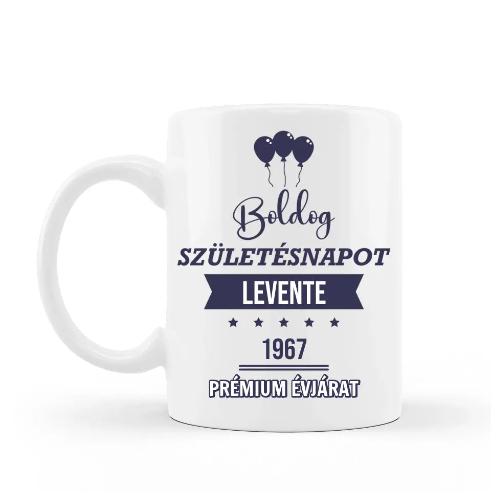 Boldog születésnapot bögre