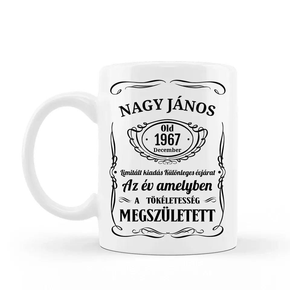 Whiskys bögre szülinapra