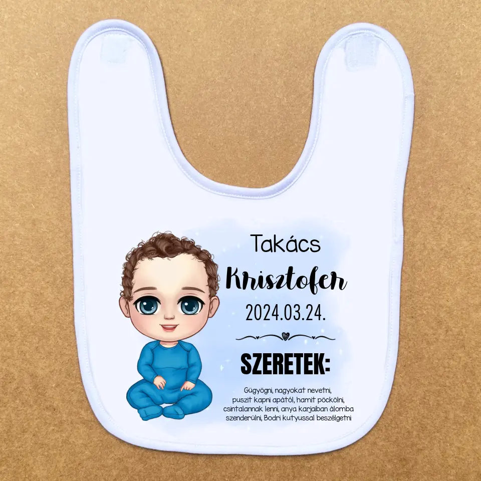 Személyre szabható babaelőke - kisfiúnak