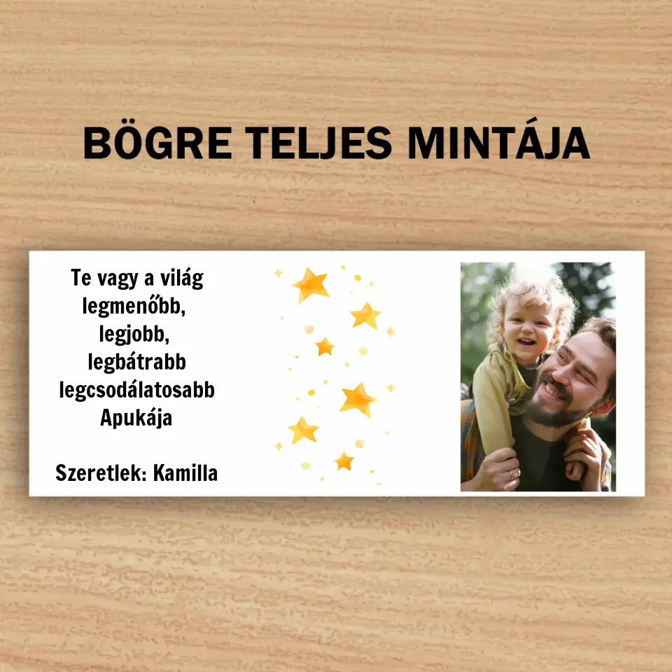 2 oldalas bögre édesapáknak