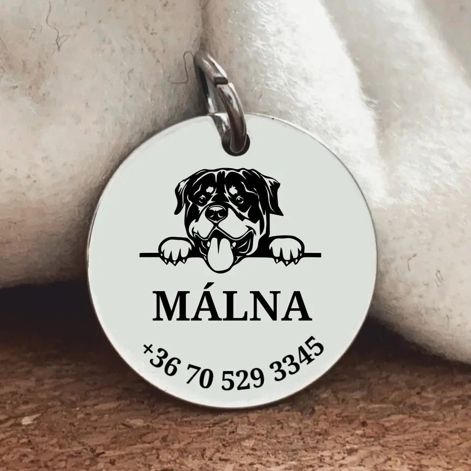 Kis kedvenc medál Rottweilernek