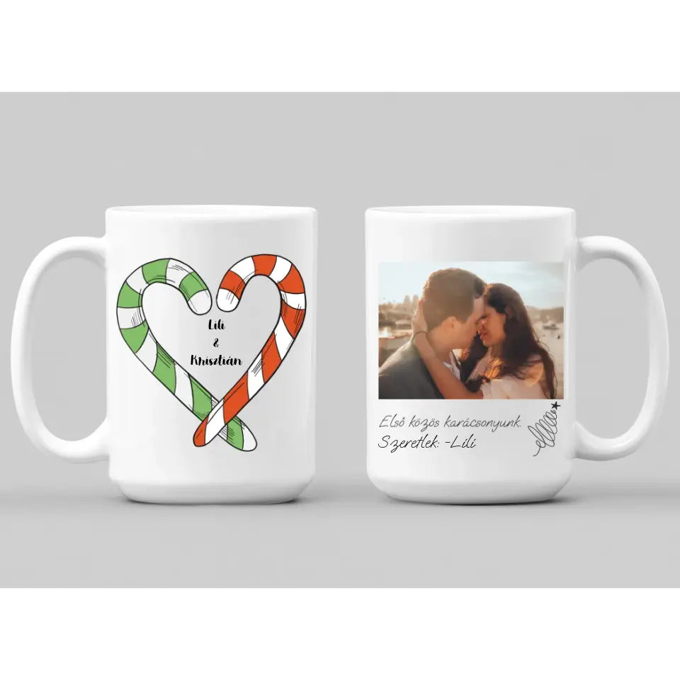 karácsonyi páros bögre