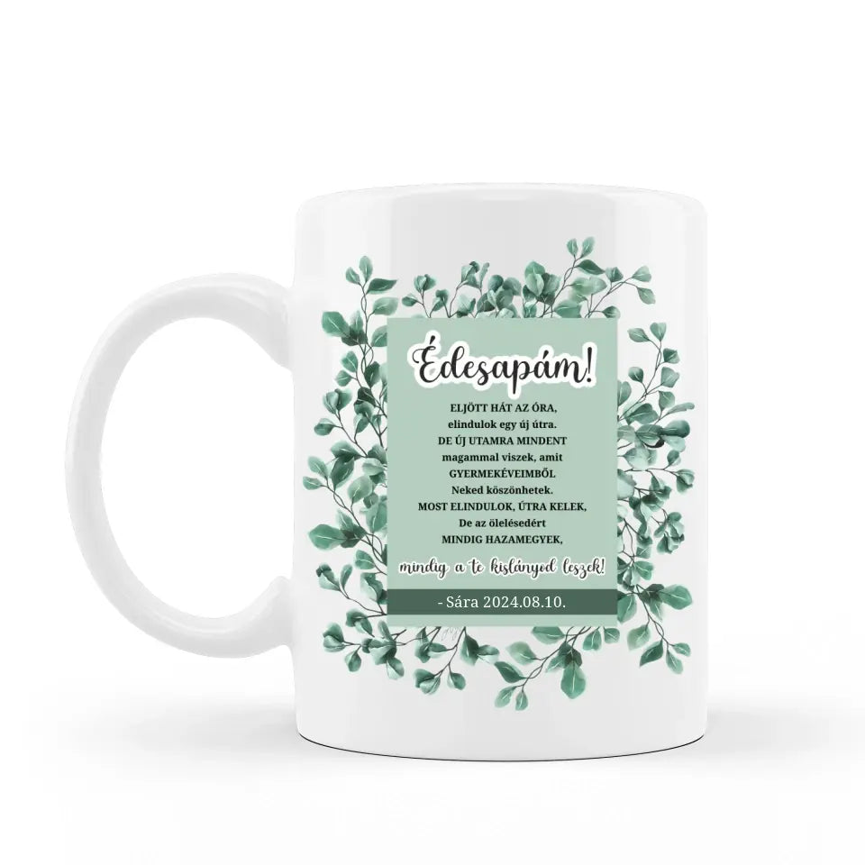 Esküvői szülőköszöntő ajándék apáknak