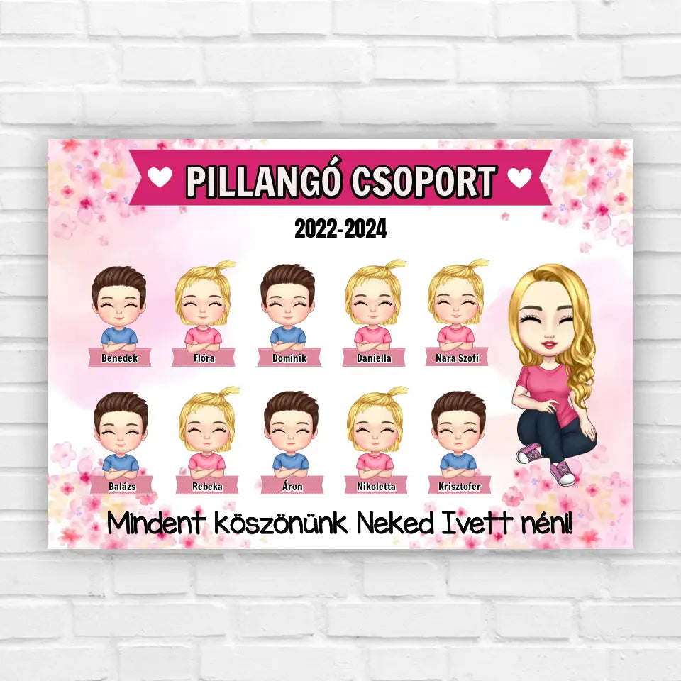 Bölcsis néninek ballagási ajándék