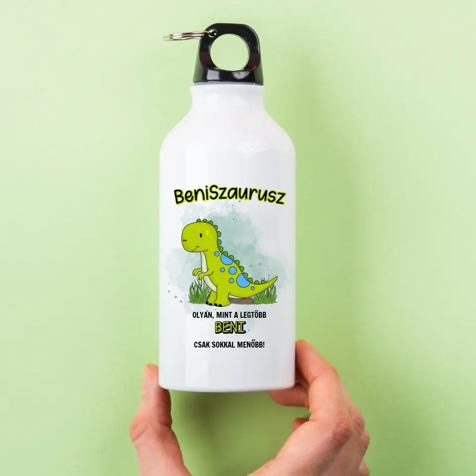Egyedi dínós kulacs