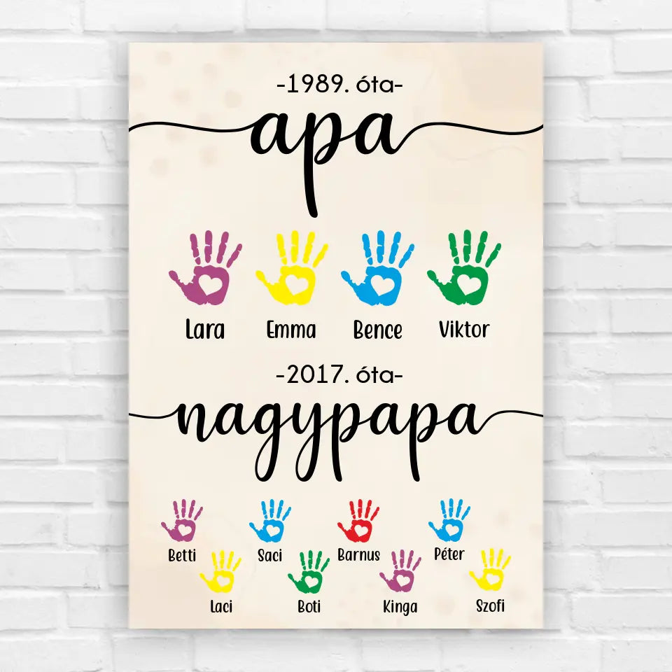 Apák napi ajándék nagypapáknak