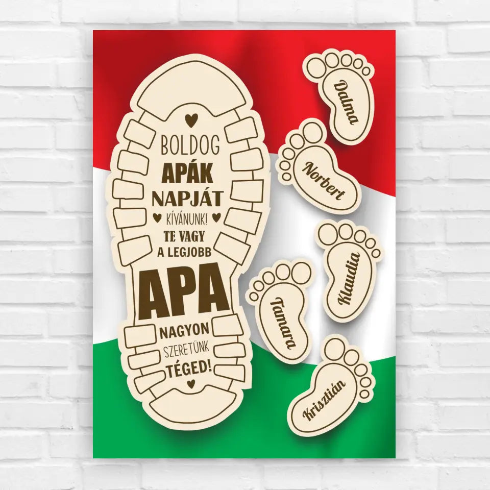 apák napi ajándék kép édesapáknak