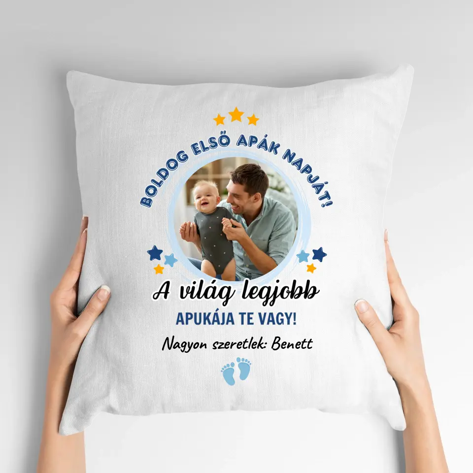 fényképes ajándék a világ legjobb apukájának