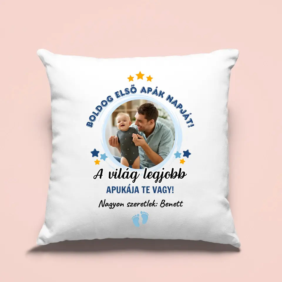 apák napja ajándék párna