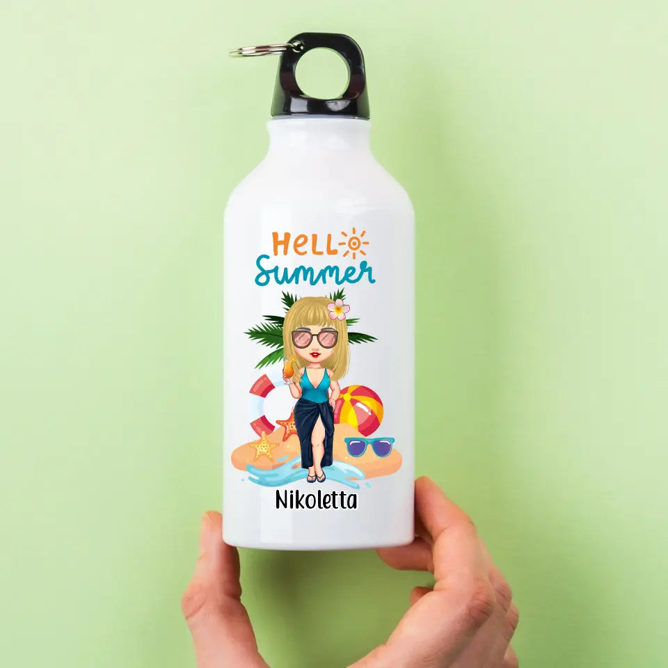 Hello summer - személyre szabható kulacs
