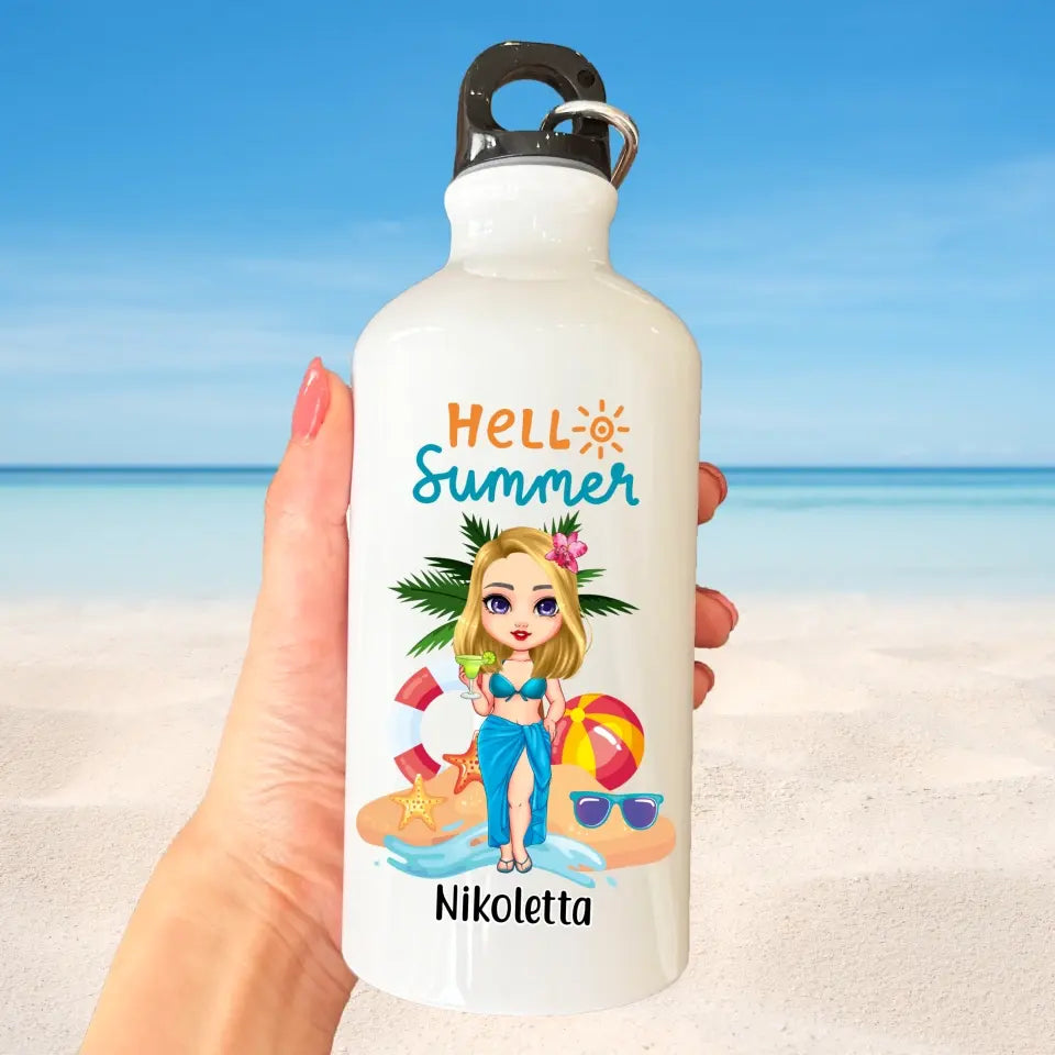 Hello summer - személyre szabható kulacs