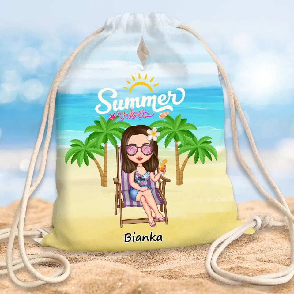 Summer vibes - strand hátitáska