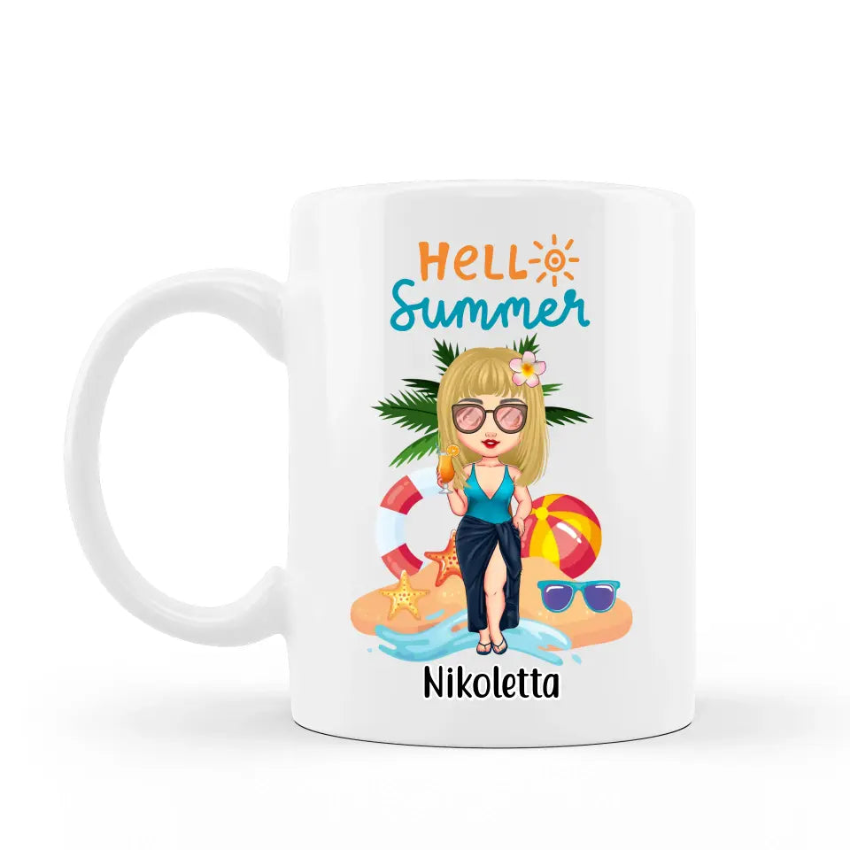 saját neves nyári bögre