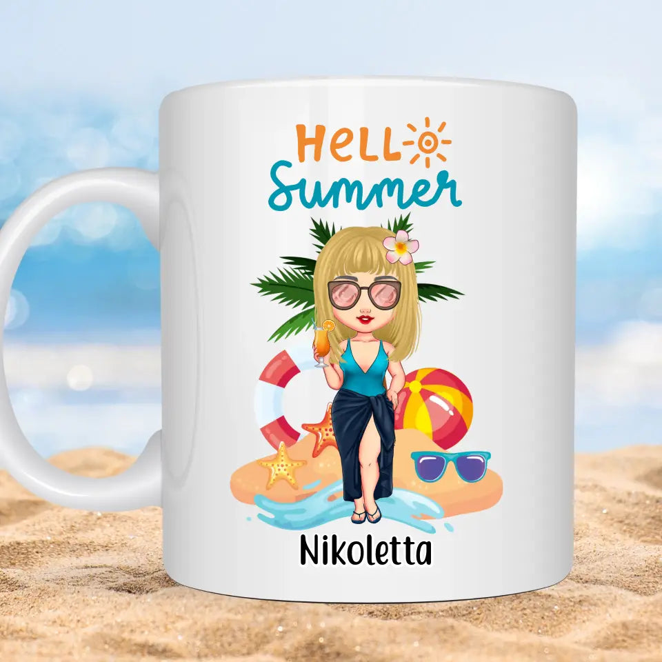 Hello summer - személyre szabható bögre