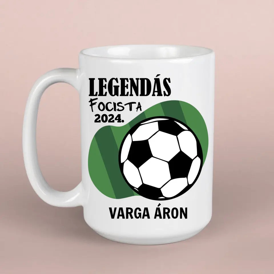 focis bögre saját névvel