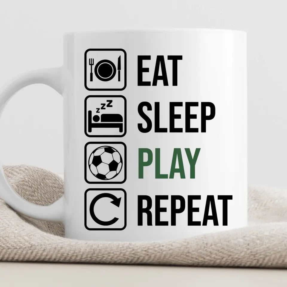 Ajándék focistának - poénos bögre