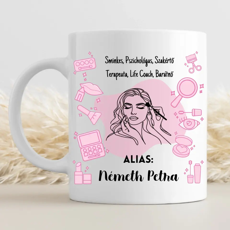 Sminkes ajándék - csini bögre