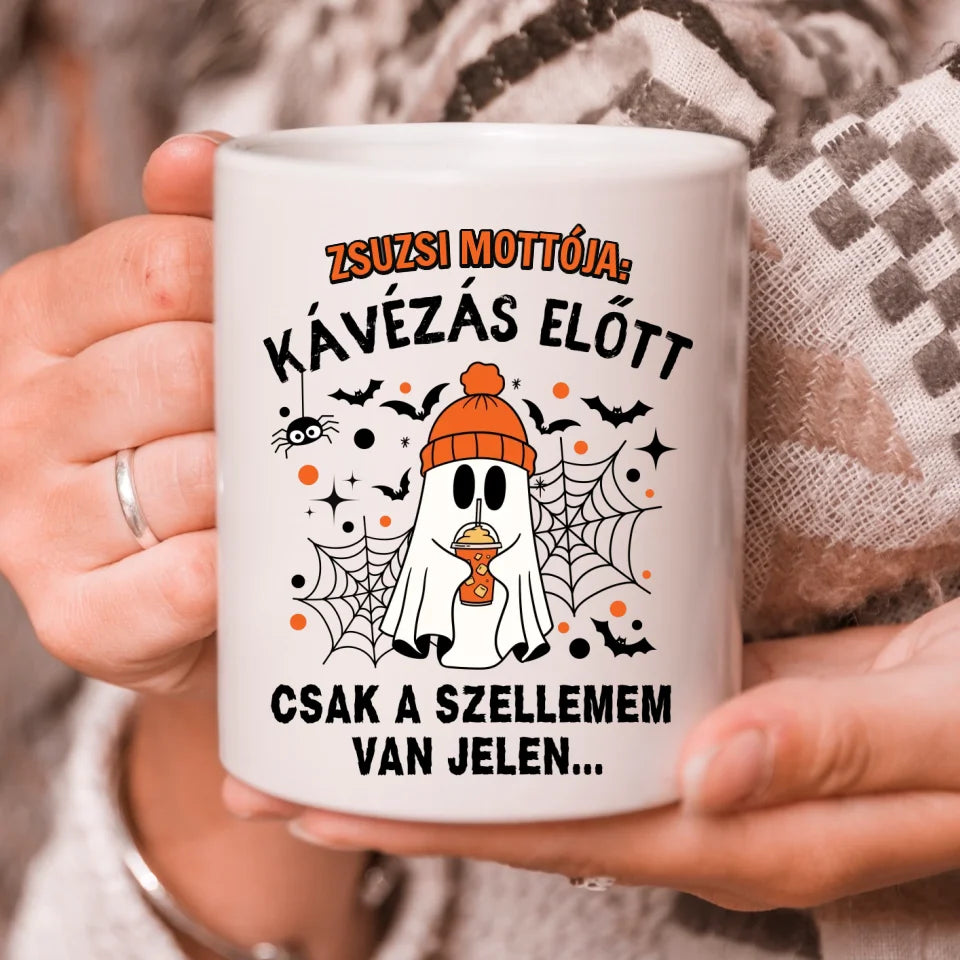 Névre szóló szellemes kávésbögre