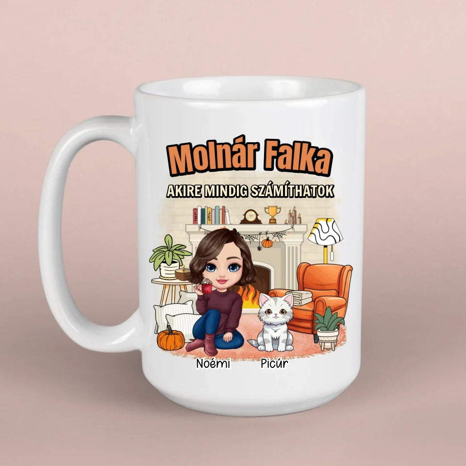 állatos bögre névre szóló