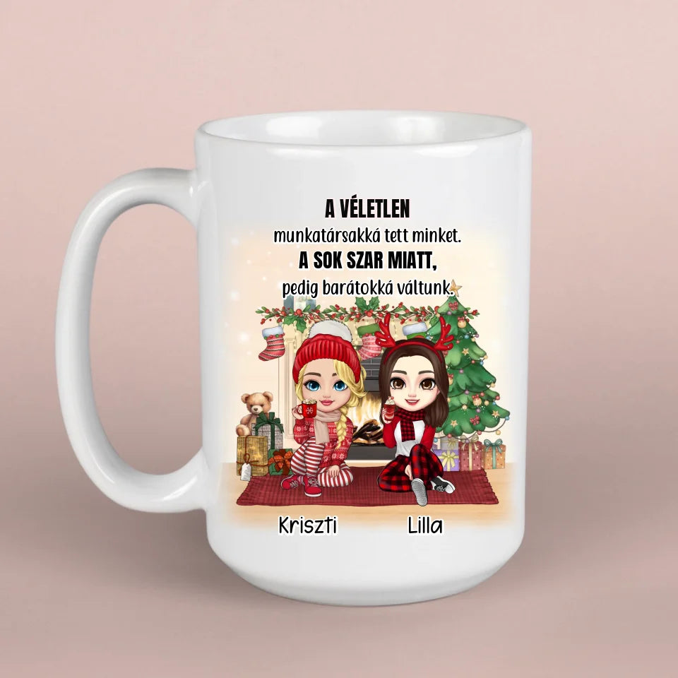 karácsonyi bögre kollégának