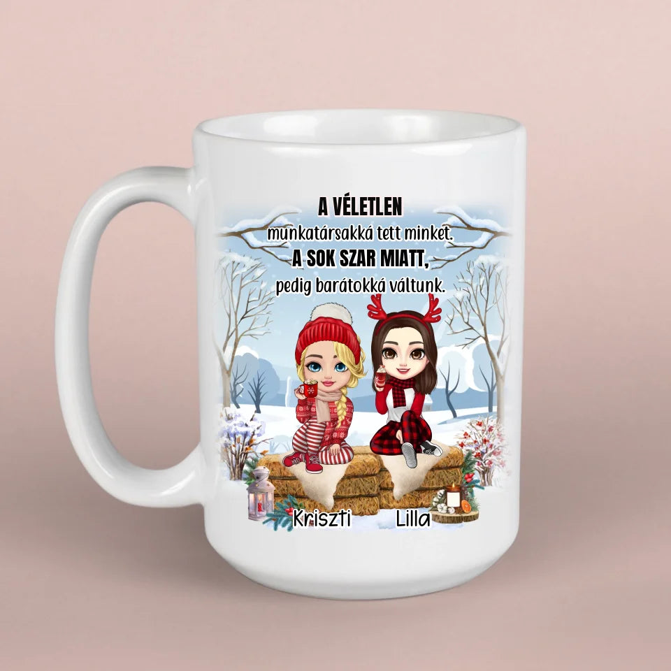 Legjobb kolléganő - téli bögre