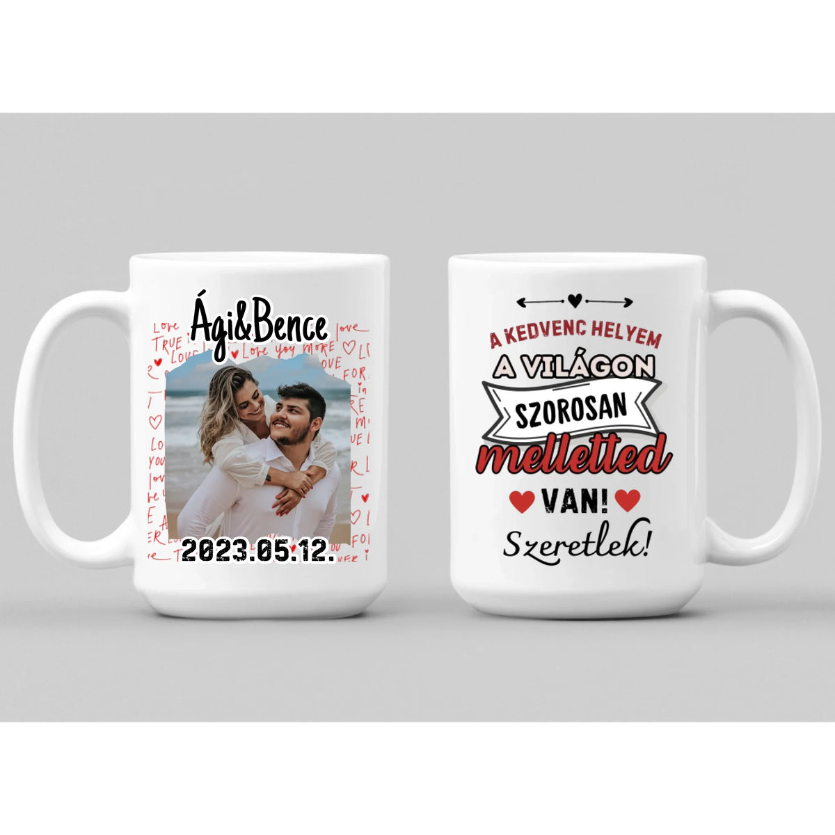 fényképes bögre évfordulóra