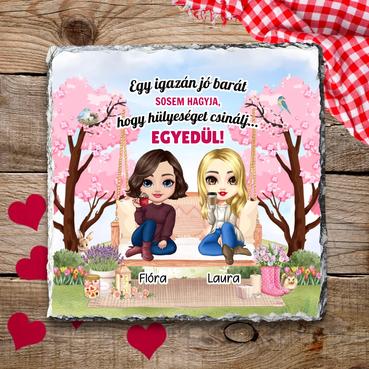dekortábla legjobb barátnőnek