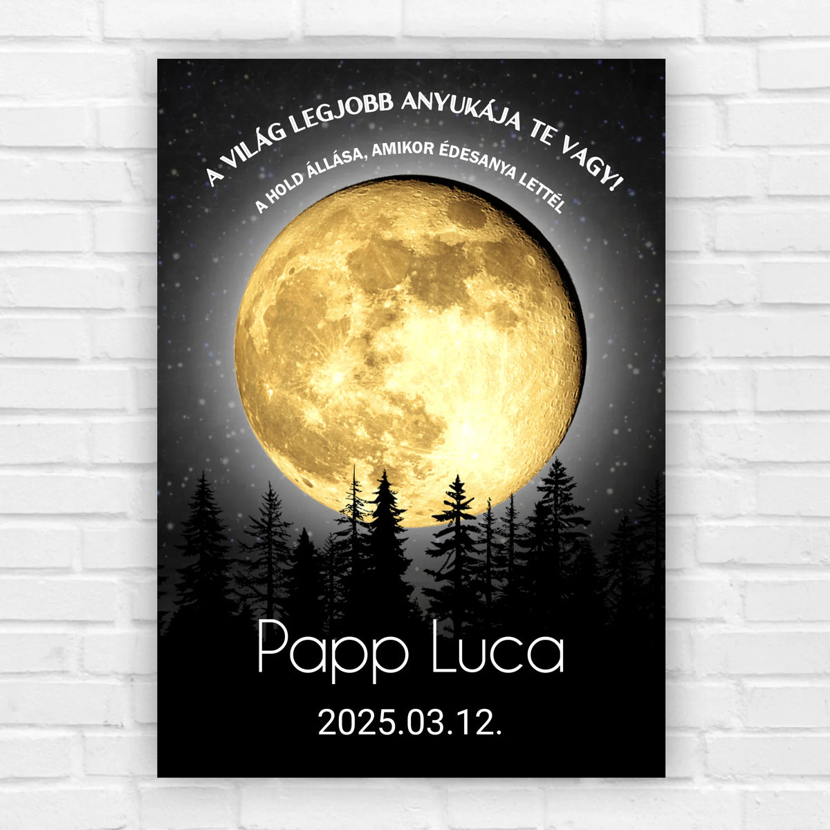 Holdfázis kép édesanyának - 1 gyermekes