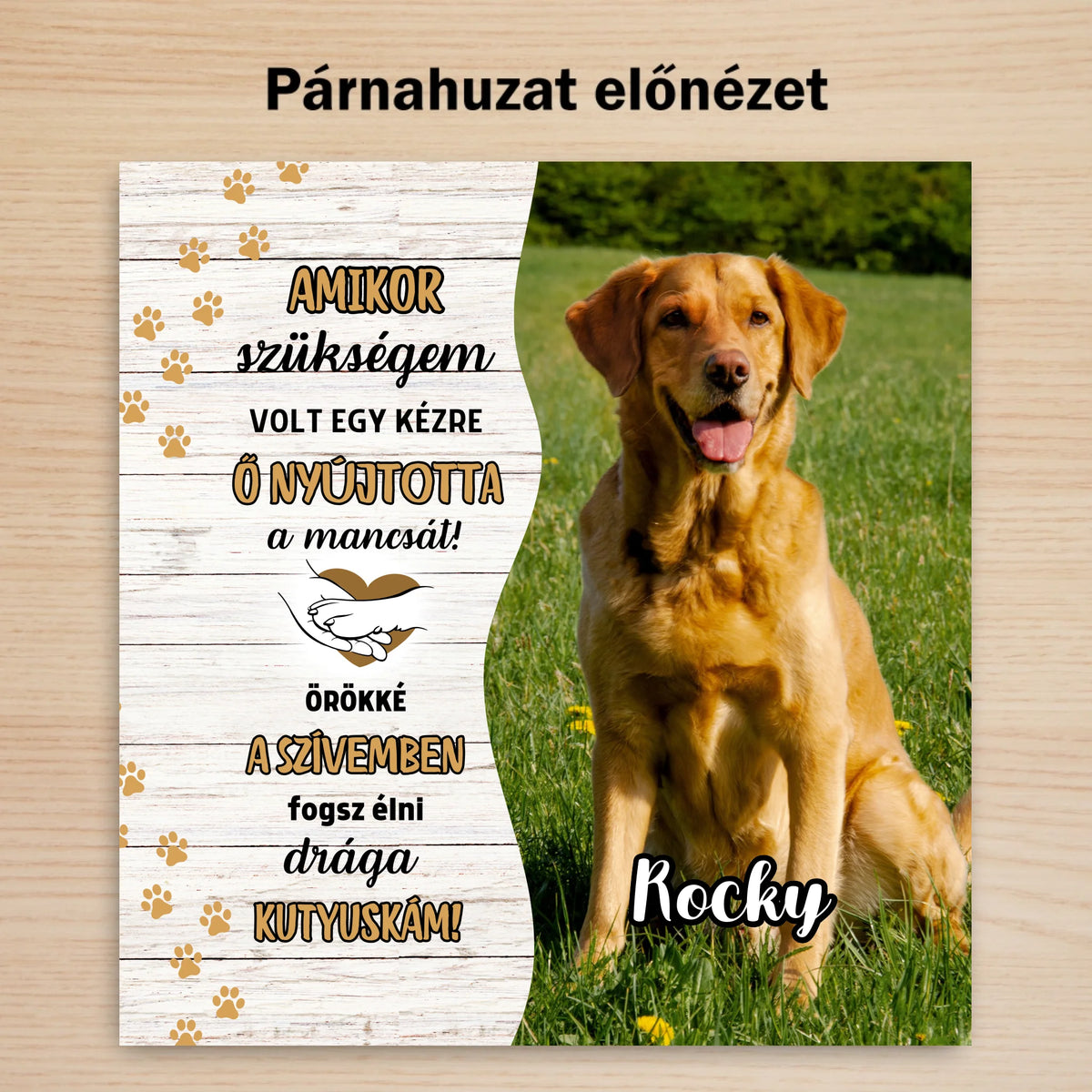 párnahuzat előnézet