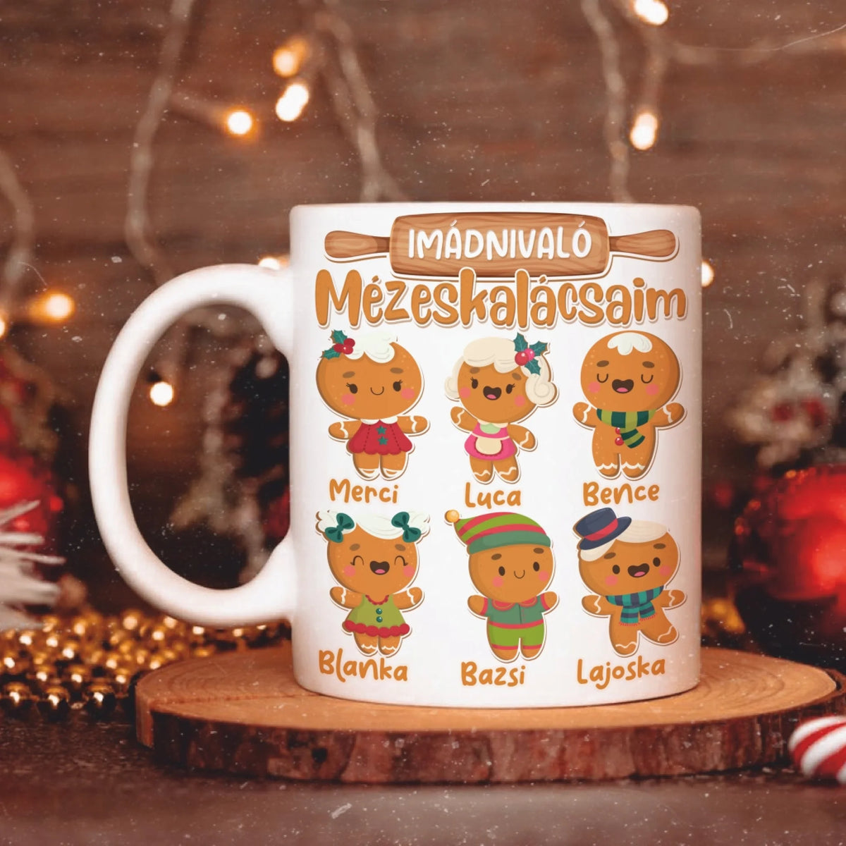 karácsonyi bögre mockup