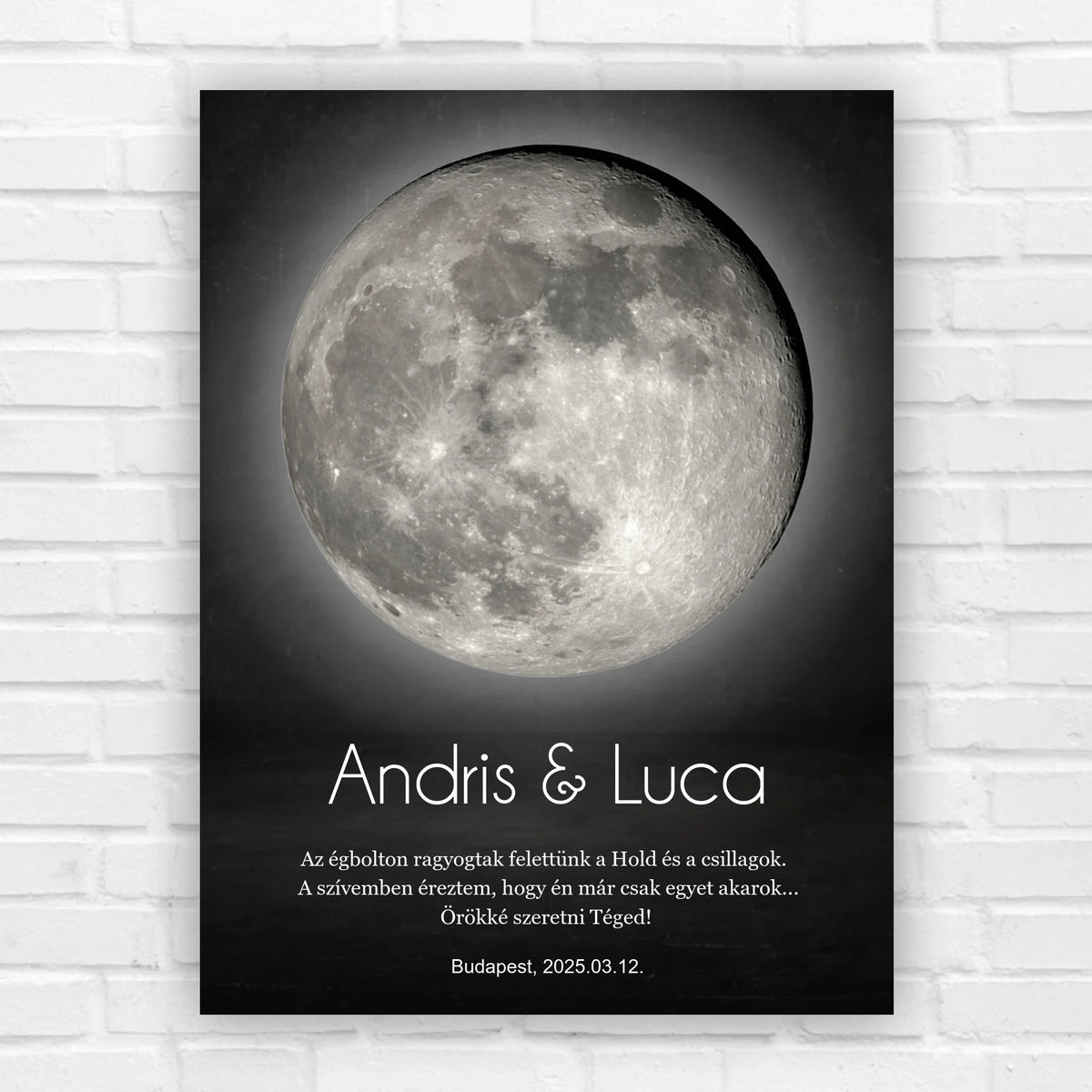 Holdfázis falikép - különleges dekoráció