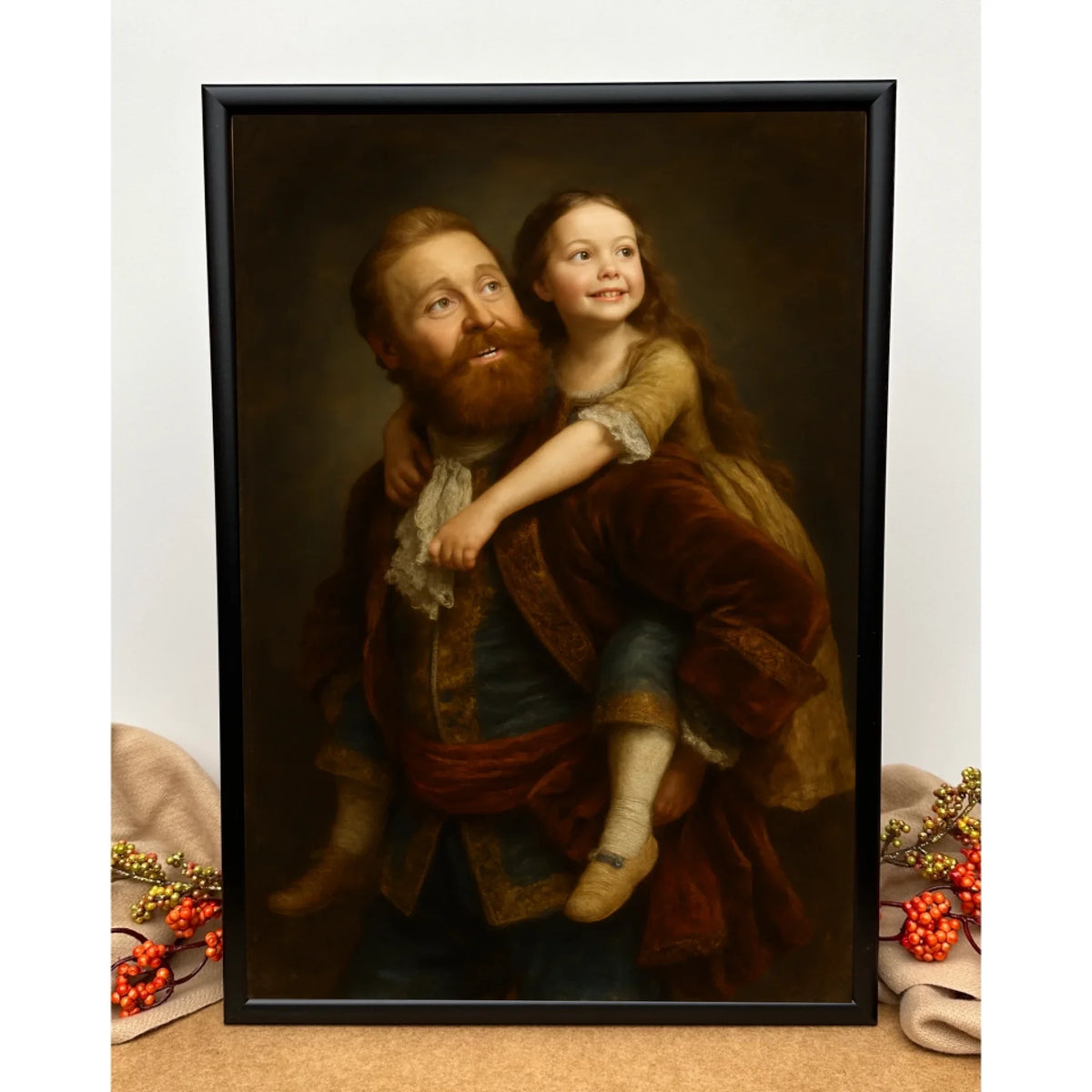 Egyedi klasszikus festmény fotóból