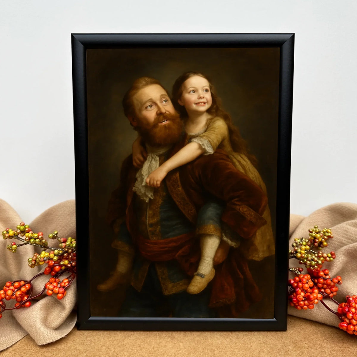 Egyedi klasszikus festmény fotóból