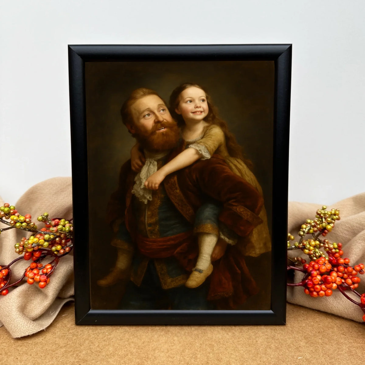 Egyedi klasszikus festmény fotóból