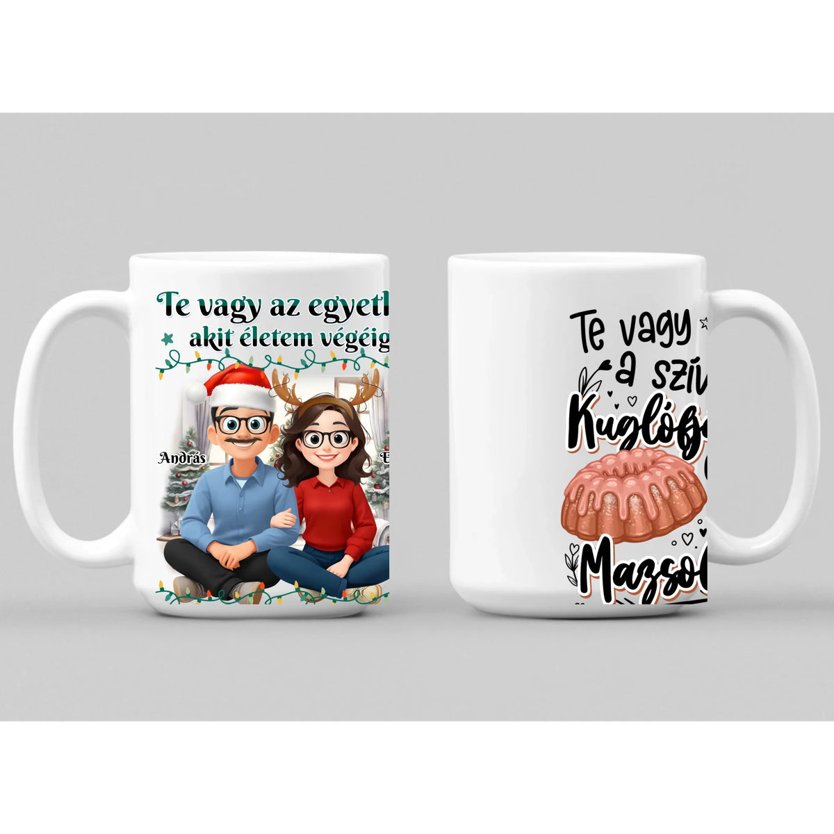 Pixar szerelmesek bögre - 2 oldalas