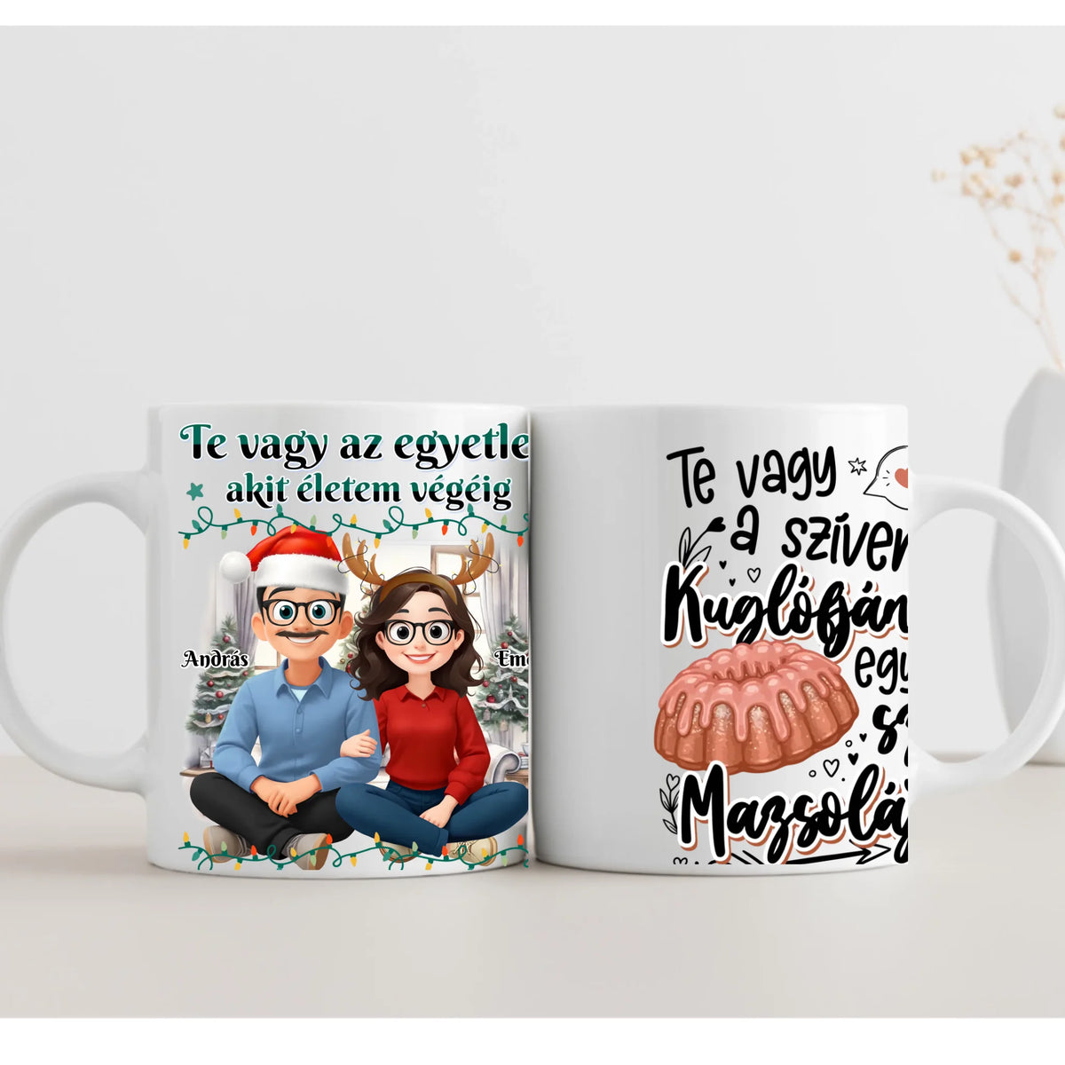 Pixar szerelmesek bögre - 2 oldalas