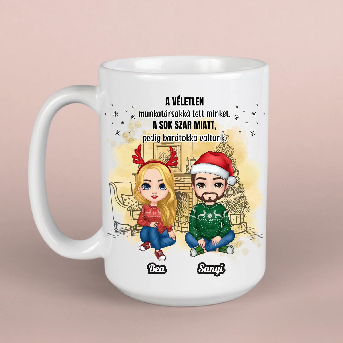Legjobb kolléga ajándék karácsonyra - egyedi bögre
