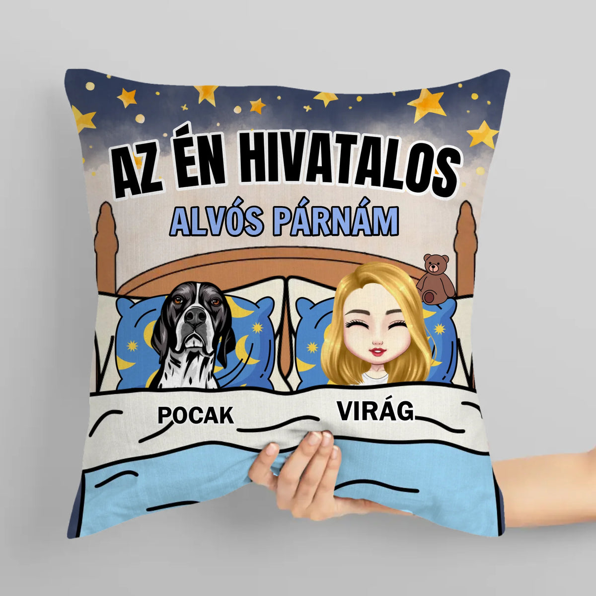 Az én hivatalos alvós párnám - választható figurákkal