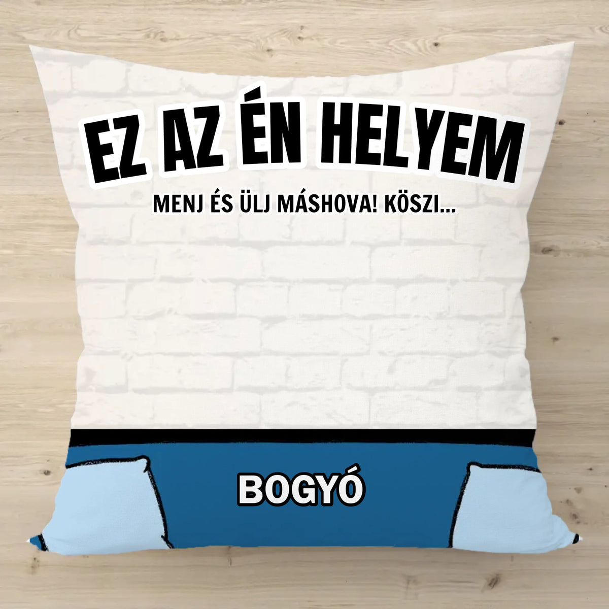 Ez a mi helyünk - kisállatos párna