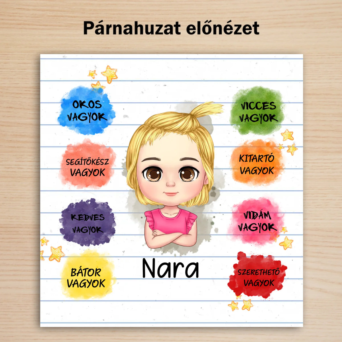 Bátorító párna kislányoknak