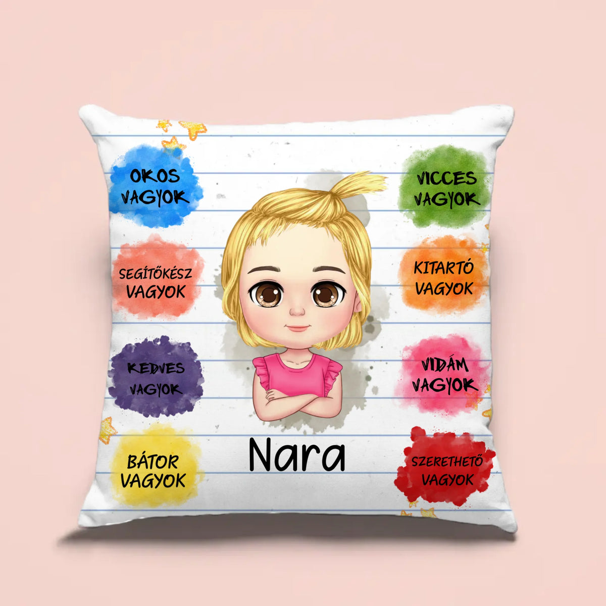 Bátorító párna kislányoknak