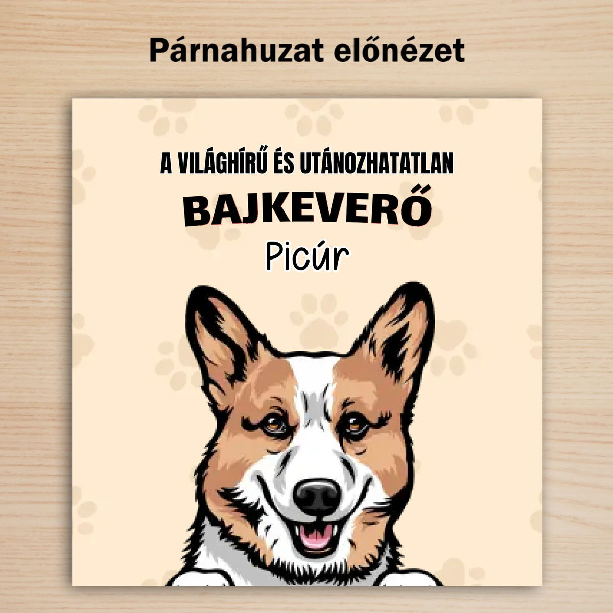Bajkeverő klub párna - választható állattal