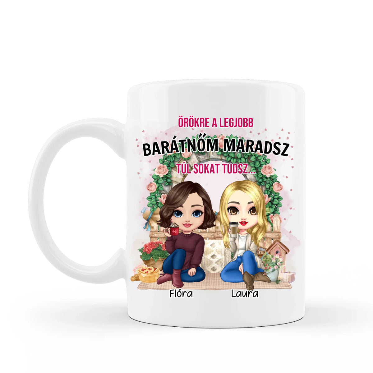 Tavaszi, csajos bögre barátnőknek