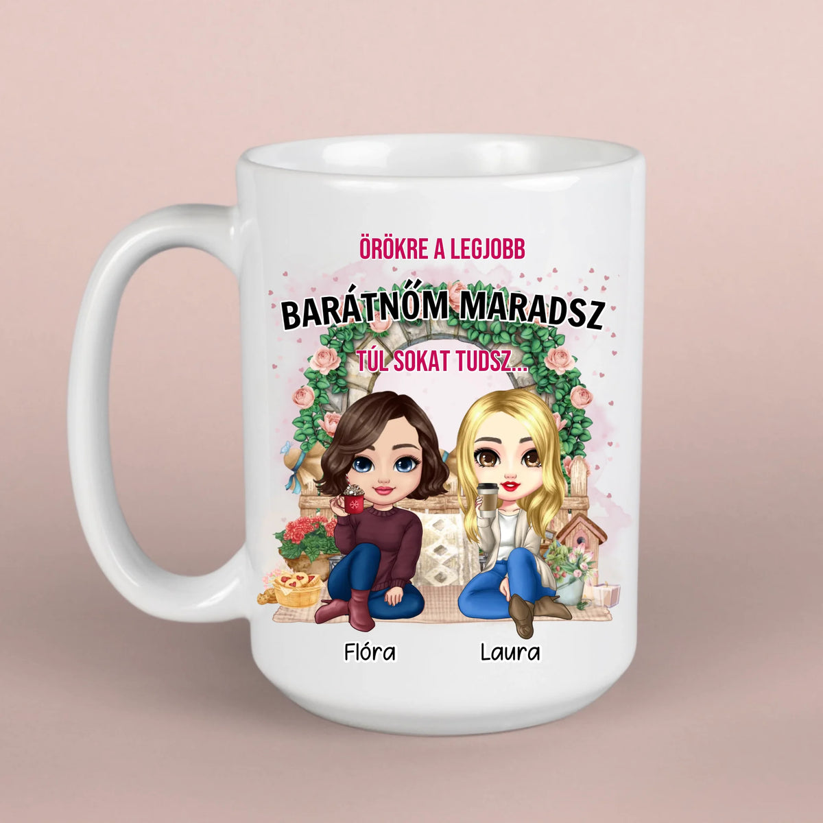 Tavaszi, csajos bögre barátnőknek