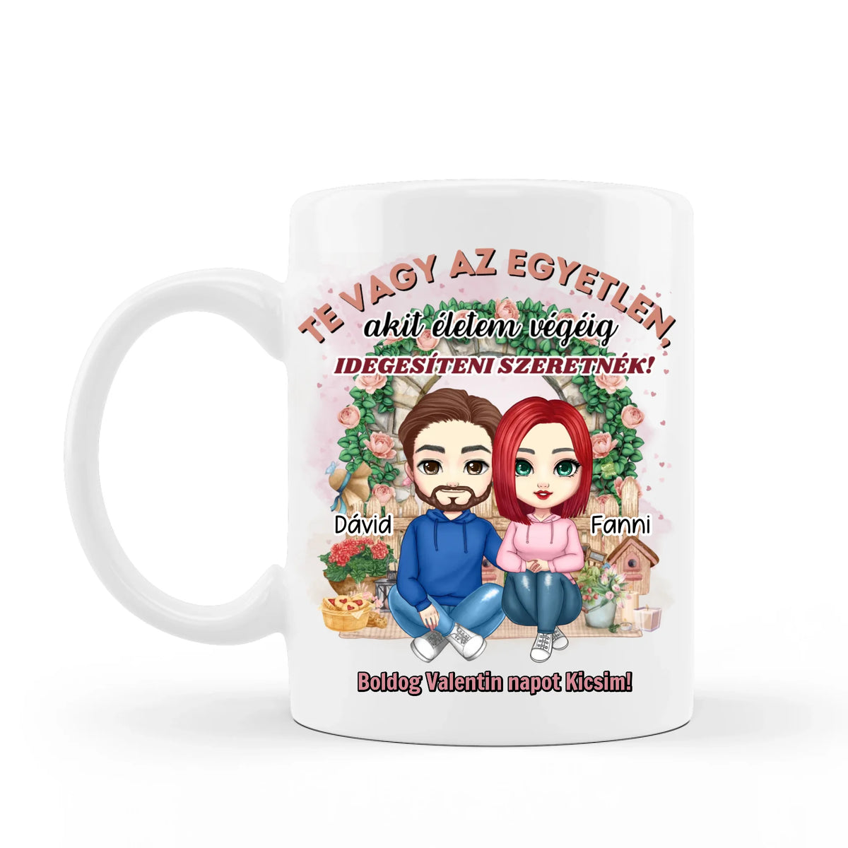 Te vagy az egyetlen - szerelmes bögre