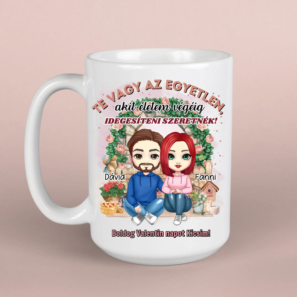 Te vagy az egyetlen - szerelmes bögre