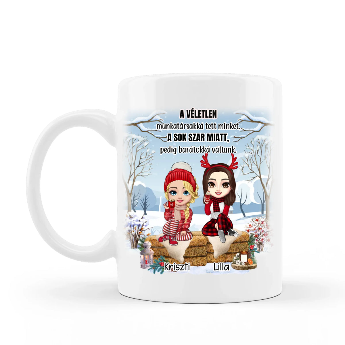Legjobb kolléganő - téli bögre
