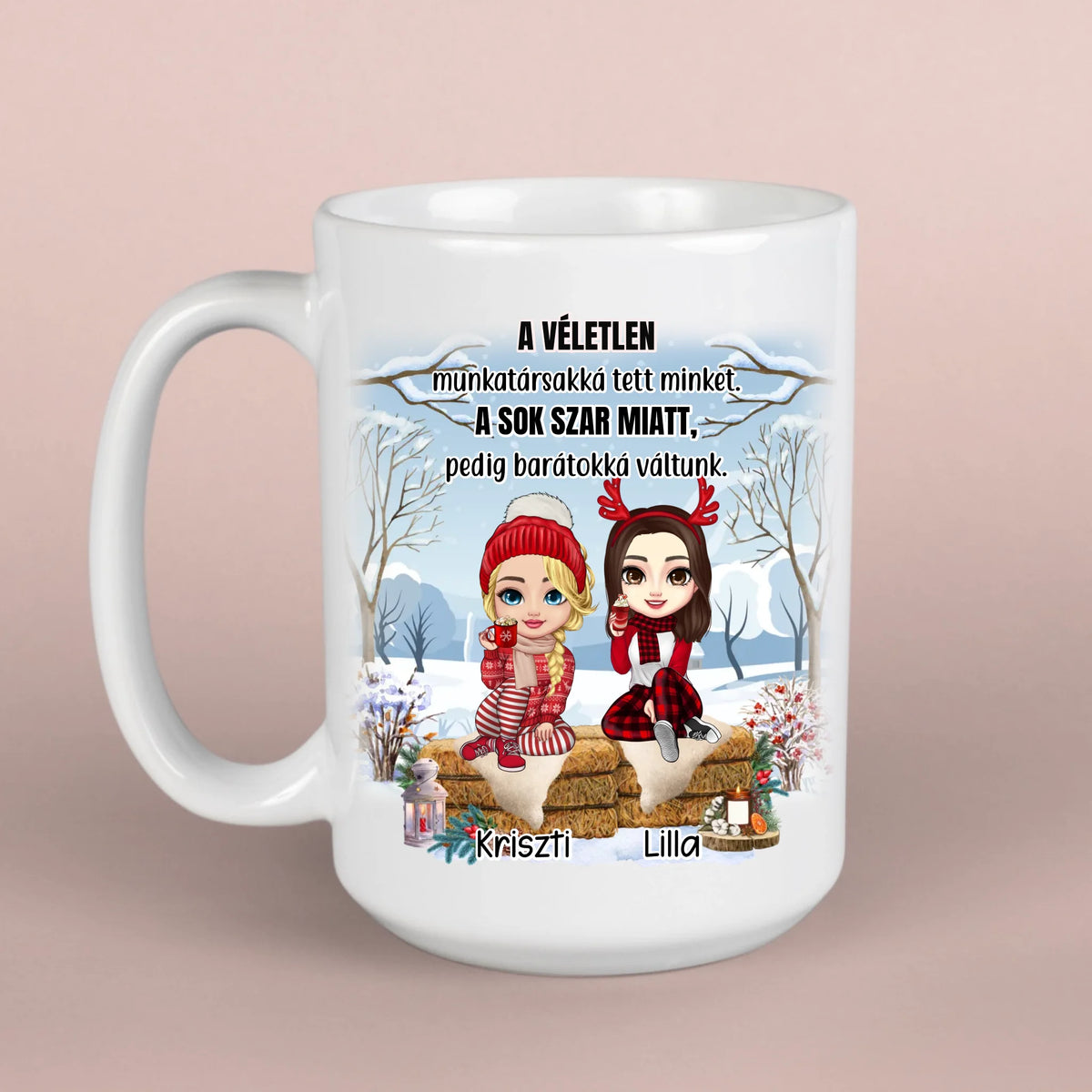 Legjobb kolléganő - téli bögre
