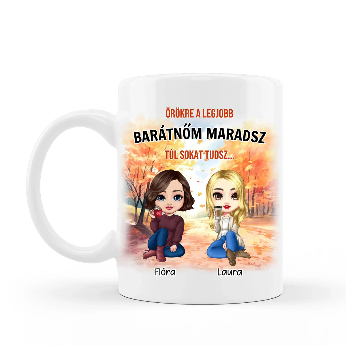 Őszi, csajos bögre barátnőknek